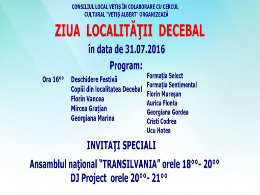 Ziua localității Decebal