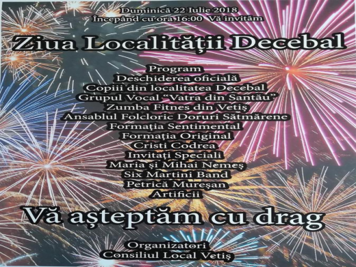 Decebal település ünnepe