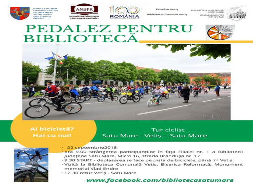 Pedalez pentru bibliotecă