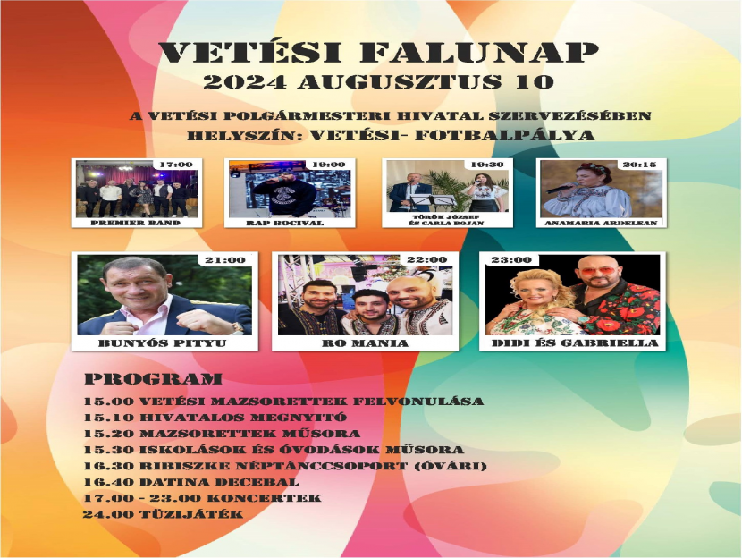 29.07.2024- VETÉSI FALUNAP