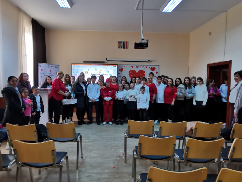25.11.2024- lansarea Proiectului „Inimile curajoase sunt faruri în noapte” din cadrul Programului național „Împreună prindem curaj” la  Școala Gimnazială Vetiș
